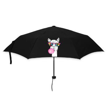 Cool Llama - Umbrella (small) - black - Front