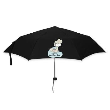 Seidenhuhn Lioba - Regenschirm (klein) - Schwarz - Vorne