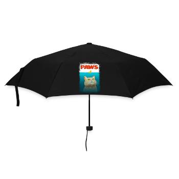 Chat requin - Parapluie standard - noir - Devant
