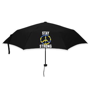 Restez fort Ukraine Paix - Parapluie standard - noir - Devant