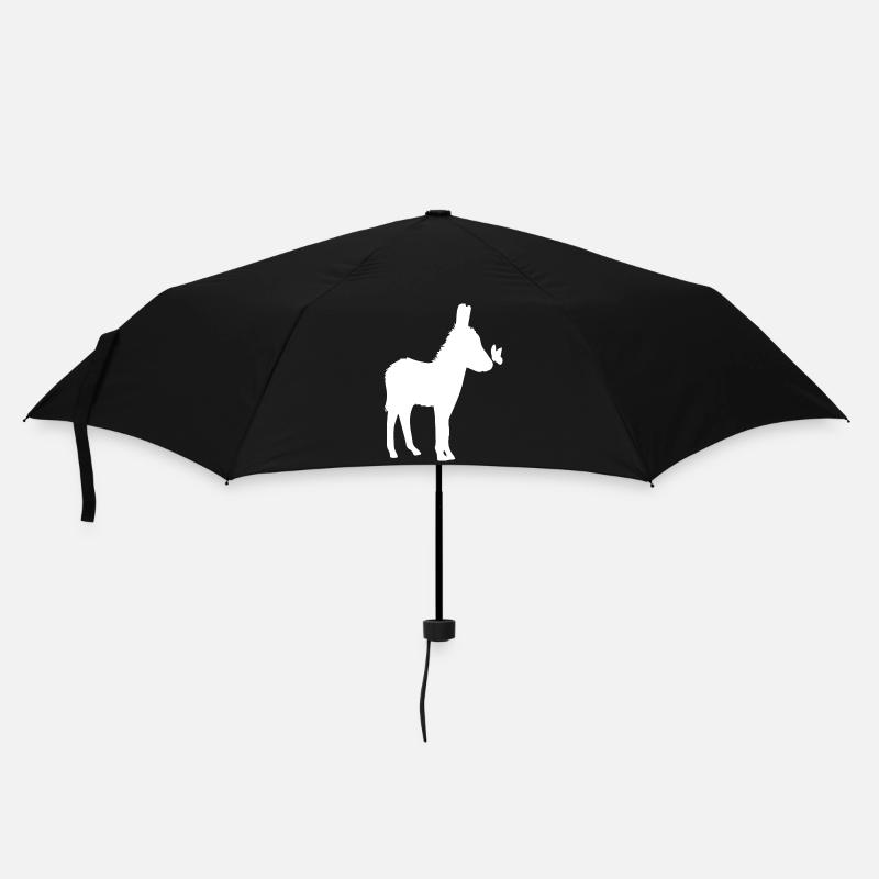 Esel d’âne - Parapluie standard - noir