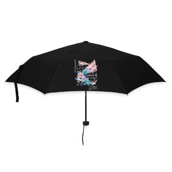 Be like a butterfly - Umbrella (small) - black - Front
