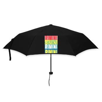 Rimini Italy City Font Skyline Home Holiday - Umbrella (small) - black - Front