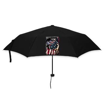 Conception pour les employés de l’église à l’américaine - Parapluie standard - noir - Devant