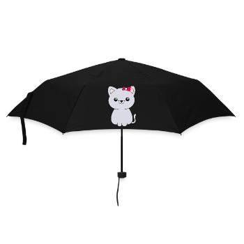 Cat - Umbrella (small) - black - Front