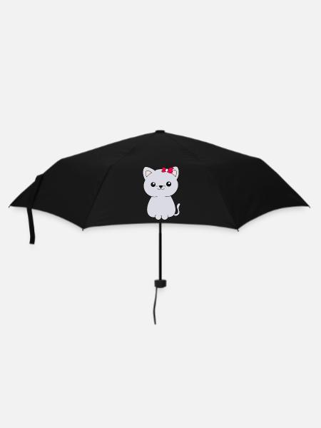 Chat - Parapluie standard - noir