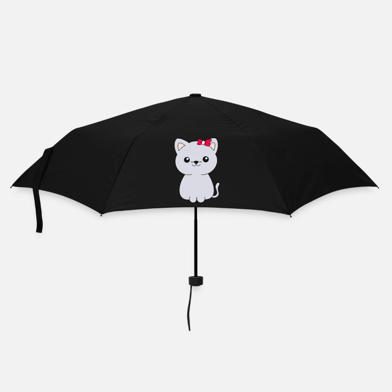Chat - Parapluie standard - noir