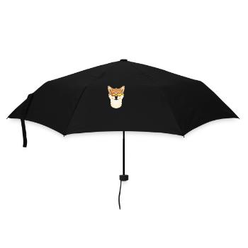 Shiba Inu I Spain Sunglasses I Spanish Flag - Regenschirm (klein) - Schwarz - Vorne