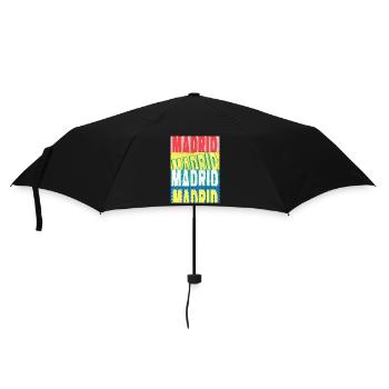 Madrid Espagne City Font Skyline Accueil - Parapluie standard - noir - Devant