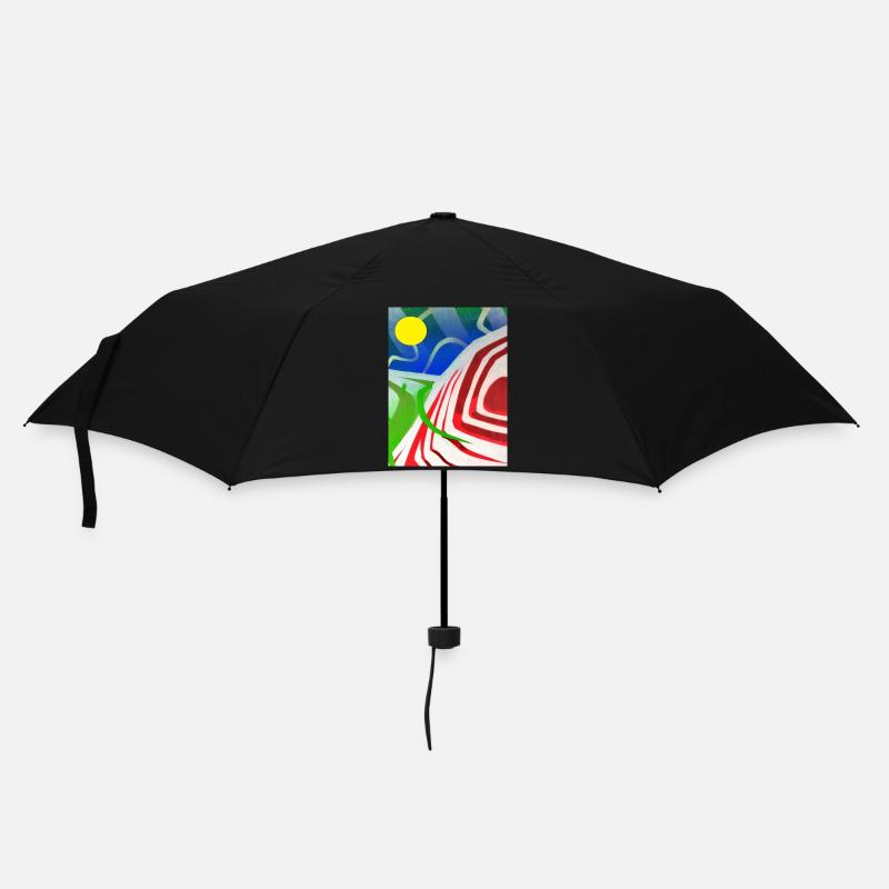 graffiti landscape sunny - Umbrella (small) - black