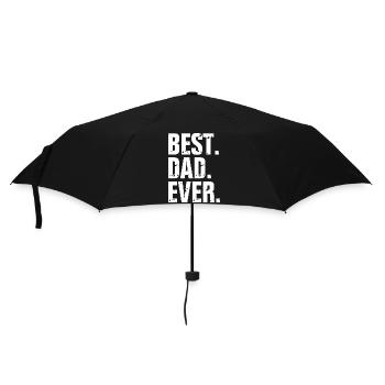 Papa Meilleure fête des pères - Parapluie standard - noir - Devant