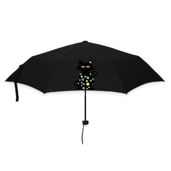 Cat - Umbrella (small) - black - Front