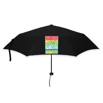 Hanovre Allemagne City Font Skyline Accueil - Parapluie standard - noir - Devant