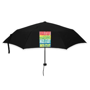 Ingolstadt Allemagne City Font Skyline - Parapluie standard - noir - Devant