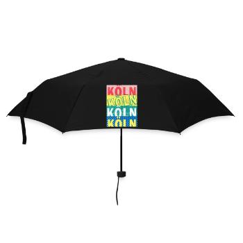 Cologne, Allemagne, ville, Font, Skyline - Parapluie standard - noir - Devant
