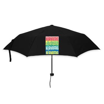 Nürneberg Allemagne City Font Skyline - Parapluie standard - noir - Devant