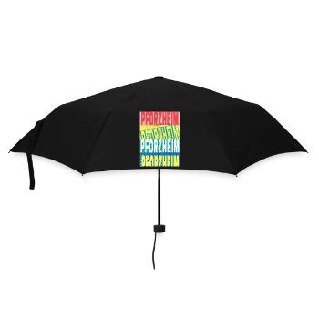 Pforzheim Allemagne City Font Skyline - Parapluie standard - noir - Devant