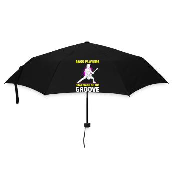 Basse Guitariste Musicien Musicien Bassiste Funny - Parapluie standard - noir - Devant