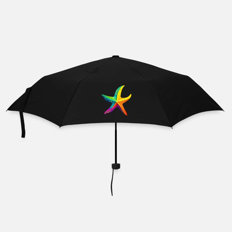 Etoile de mer / protect the oceans - Umbrella (small) - black