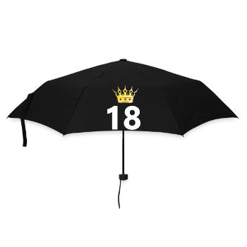für alle, 18 geschenkidee - Regenschirm (klein) - Schwarz - Vorne