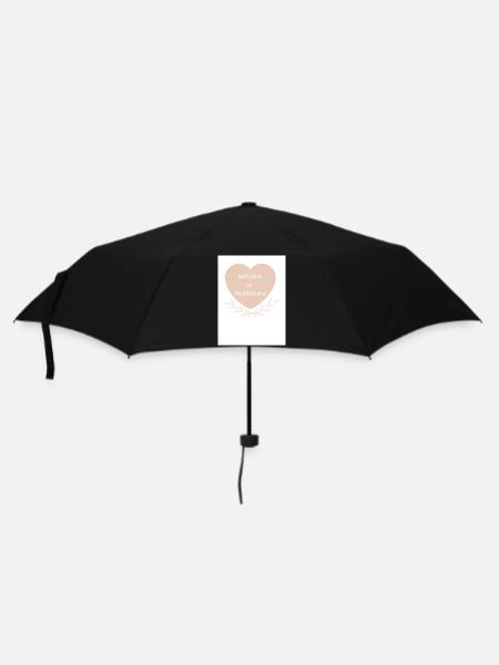 Prendre soin de soi est un soin de santé - Parapluie standard - noir