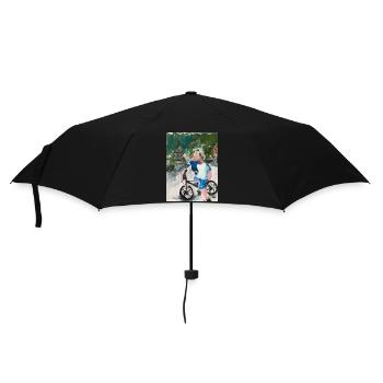 Together / Zusammen - Regenschirm (klein) - Schwarz - Vorne