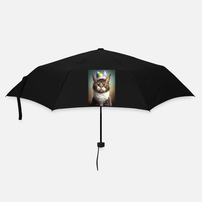Chat de Pâques - Parapluie standard - noir