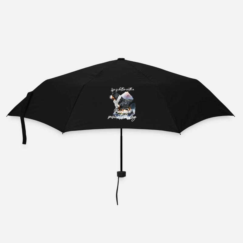 Berner Sennenhund - Regenschirm (klein) - Schwarz