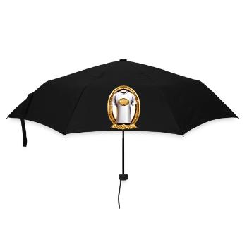 Shirt und Gold - Regenschirm (klein) - Schwarz - Vorne