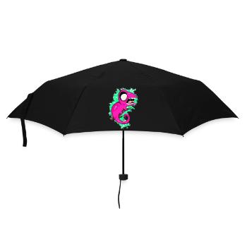 Chamäleon - Regenschirm (klein) - Schwarz - Vorne