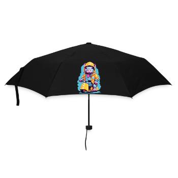 Sweet Hippopotamus - Umbrella (small) - black - Front