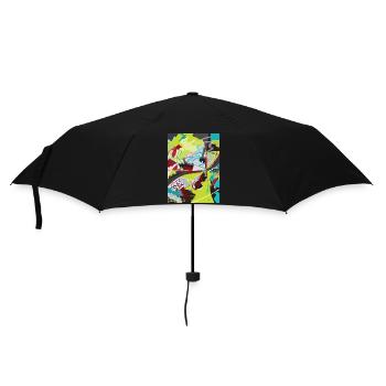 OUT off Control - Regenschirm (klein) - Schwarz - Vorne