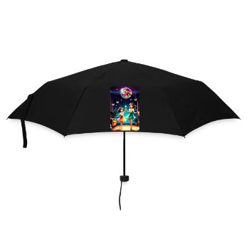 personalized design mother's gift - Umbrella (small) - black - Front