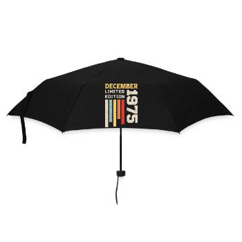 Décembre 1975 - Cadeau anniversaire Décembre 1975 - Parapluie standard - noir - Devant
