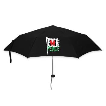 Frieden Israel - Regenschirm (klein) - Schwarz - Vorne