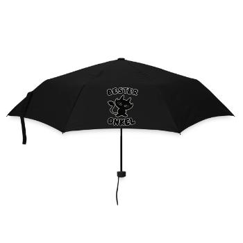 cooles bester Onkel Design - Regenschirm (klein) - Schwarz - Vorne