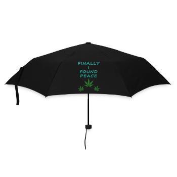 I found peace in mary - Umbrella (small) - black - Front