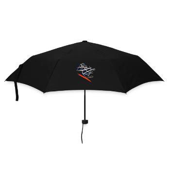 Abstrakt kleiden Abstrakter Kleidungsstil - Regenschirm (klein) - Schwarz - Vorne
