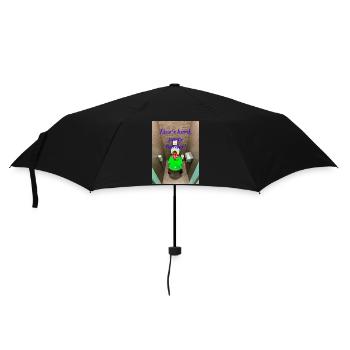 Lebe hart, feiere härter! - Regenschirm (klein) - Schwarz - Vorne
