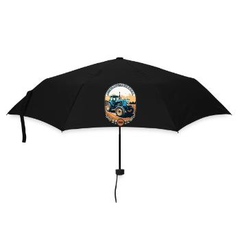 Landwirte 2024 - Regenschirm (klein) - Schwarz - Vorne