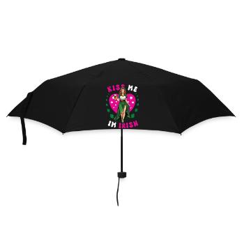 Kiss me, I'm Irish - Umbrella (small) - black - Front