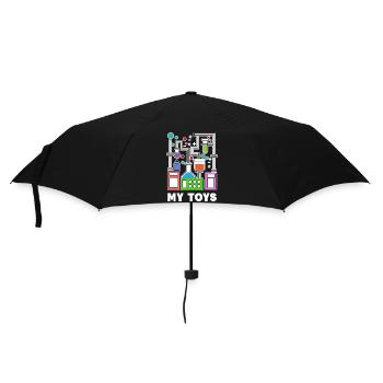 Vorgesetzter Job Karriere Statement Wissenschafter - Regenschirm (klein) - Schwarz - Vorne