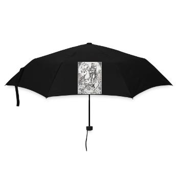 Death on a Horse - Umbrella (small) - black - Front