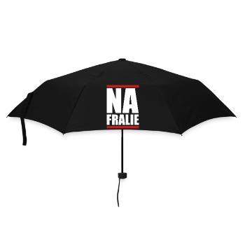 Na Fralie - Regenschirm (klein) - Schwarz - Vorne