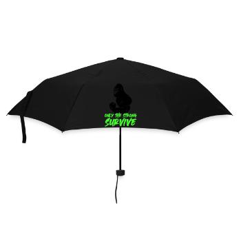 gorilla strong - Regenschirm (klein) - Schwarz - Vorne
