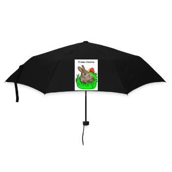 EG Bunny I Animal I Easter Bunny I Holiday I Gift - Umbrella (small) - black - Front