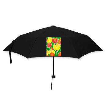 EG Tulips I Flowers I Tulip Festival I Gift Idea - Umbrella (small) - black - Front