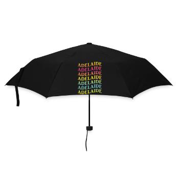 Adelaide wave effect t-shirt gift idea - Umbrella (small) - black - Front