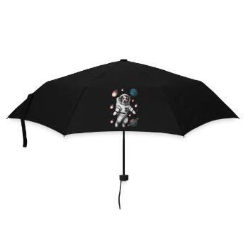 Adventure Space Dog - Umbrella (small) - black - Front