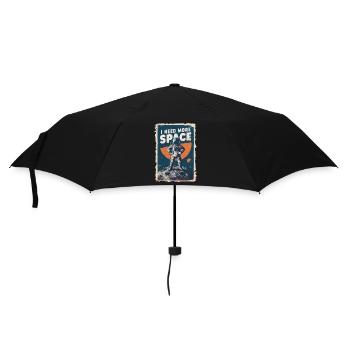 I Need More Space Astronaut Motif - Umbrella (small) - black - Front